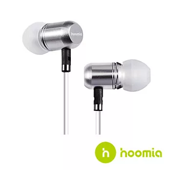 hoomia好米亞 S1 微金屬設計入耳式立體聲耳機白