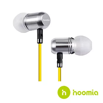 hoomia好米亞 S1 微金屬設計入耳式立體聲耳機黃