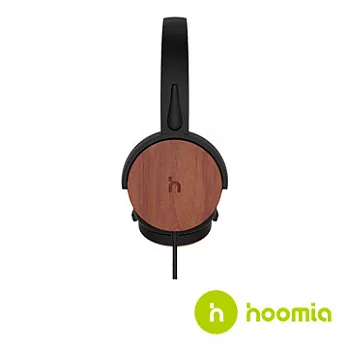 hoomia好米亞 U3Wood 原木紅花梨.折疊式耳罩耳機黑