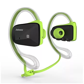 Jabees BSport 藍芽立體聲運動型耳掛式耳機(綠色)