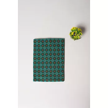 布書衣筆記本-老磁磚2號-海藻藍綠
