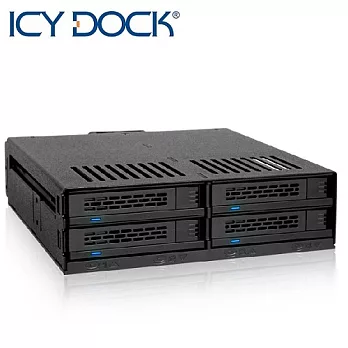 ICY DOCK 2.5吋SAS/SATA/HDD 4bay硬碟抽取盒－MB324SP-B
