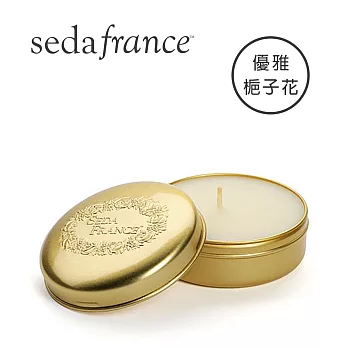 Seda France 香氛蠟燭 經典印花許願蠟燭旅行裝 -優雅梔子