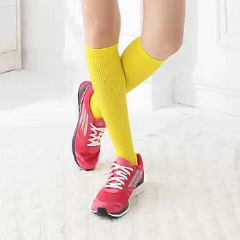 蒂巴蕾 動。勁能 壓縮襪 Multi - SportComprssion Socks螢光黃