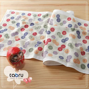 【taoru】和的風物詩｜小菊紋 - 日本毛巾 34x90 cm
