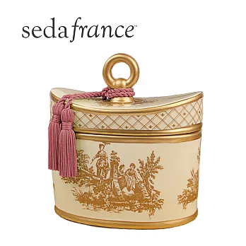 Seda France 香氛蠟燭 經典印花陶瓷蠟燭罐 -清純橙花