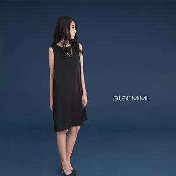 【StarMIMI】兩穿式造型剪裁設計洋裝＊S黑
