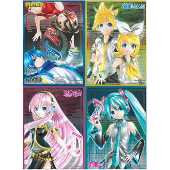 初音家族2015年新版角色收集卡套組(一組4張)