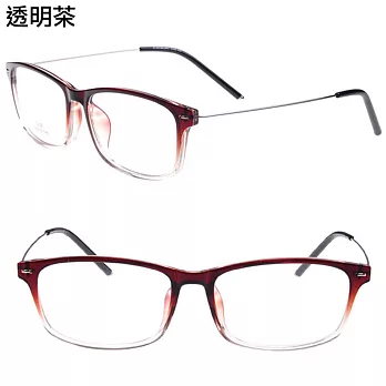 Seoul Show 漸層輕巧平光眼鏡5色 3006透明茶