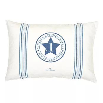 No1 indigo piece printed 抱枕套