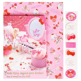 《Sanrio》HELLO KITTY法式浪漫系列信紙組(甜蜜梳妝)