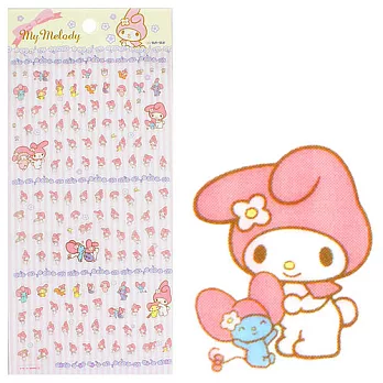 《Sanrio》美樂蒂40週年紀念文具-迷你透明裝飾貼紙(驚喜派對)