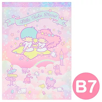 《Sanrio》雙星仙子40週年紀念文具-B7便條本(躲貓貓)