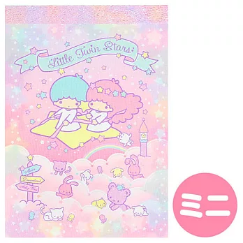《Sanrio》雙星仙子40週年紀念文具-迷你便條本(躲貓貓)