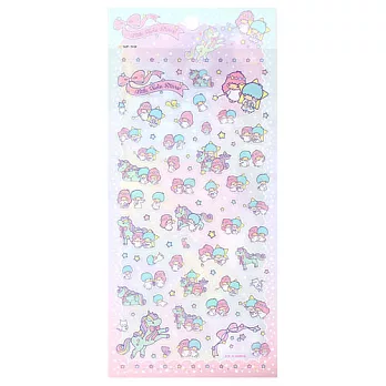 《Sanrio》雙星仙子40週年紀念文具-透明裝飾貼紙(獨角獸)