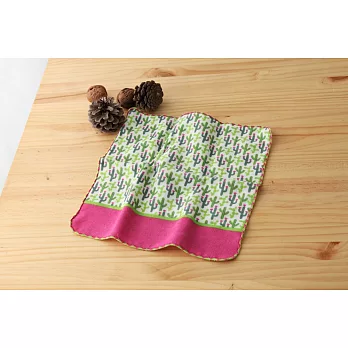 taoru 日本毛巾 町娘_墨西哥仙人掌 25*25 cm (仕女手巾 紗布毛巾 環遊世界篇)