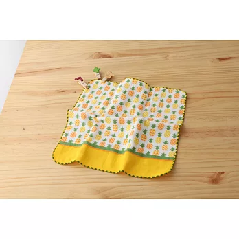 taoru 日本毛巾 町娘_夏威夷鳳梨 25*25 cm (仕女手巾 紗布毛巾 環遊世界篇)