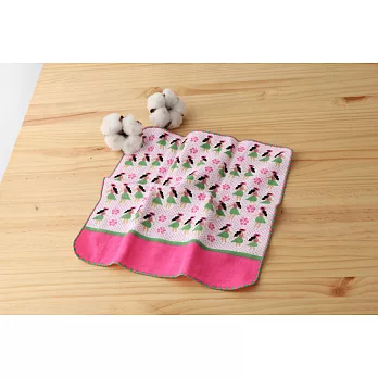 taoru 日本毛巾 町娘_夏威夷草裙舞 25*25 cm (仕女手巾 紗布毛巾 環遊世界篇)