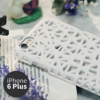 iPhone 6 Plus/6s Plus 手機殼 5.5吋【Nest 巢流藝品 - 天鵝雪白】- WaKase