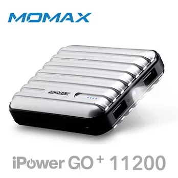 MOMAX iPower GO+ 11200mAh雙USB行動電源銀