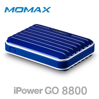 MOMAX iPower Go 8800mAh行動電源藍
