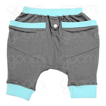 Goomi 初夏新裝，口碑熱賣【Baby口袋飛鼠褲】~0-6M深灰+淺藍