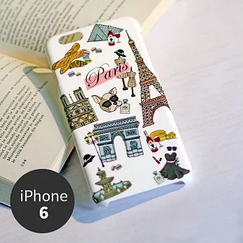 iPhone 6 手機殼 4.7吋【Voyage 城事 - 巴黎 Paris - 絨霧硬殼】- WaKase巴黎 Paris