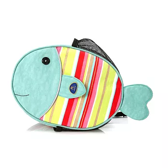 Roland 獨家設計兒童小魚背包薄荷彩虹魚
