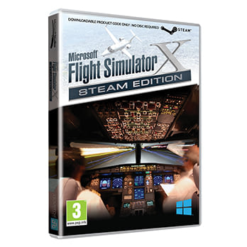 【無限模擬飛行XSTEAM盒裝下載版 】★Flight Simulator X STEAM EDITION★ [英文版PC-GAME]