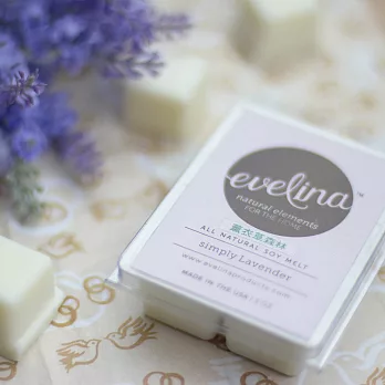 美國evelina(伊倩)香氛系列 | 純天然方形黃豆香氛蠟磚(薰衣草森林)