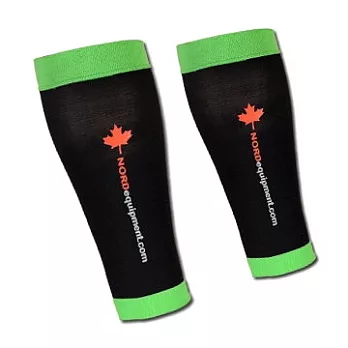 NORD 萬用運動機能壓力小腿套S綠黑色