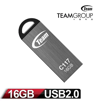 Team 十銓科技 C117 16GB 時尚薄型碟