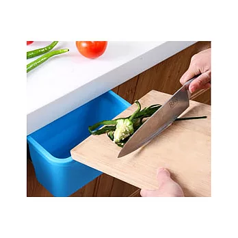 廚房清潔收納桶藍色