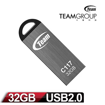 Team 十銓科技 C117 32GB 時尚薄型碟