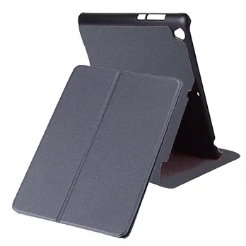 星沙 Xiaomi小米平板 簡約單折側翻立式皮套(附保貼)-灰色