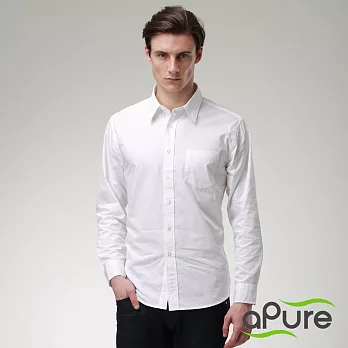 【aPure】PureSun襯衫-白色素面L白