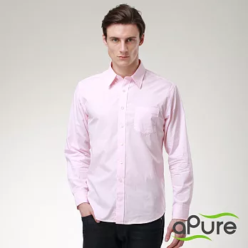 【aPure】PureSun襯衫-粉紅色素面L粉紅