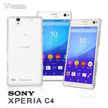 Metal-Slim SONY Xperia C4 PC高抗刮新型保護殼透明