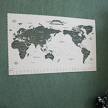 環遊世界記錄海報世界地圖-eco版