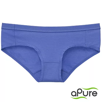 【Pure5.5酸鹼平衡內褲】女三角褲-藍L藍