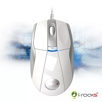 i-Rocks IR-7810R 遊戲光學滑鼠白色