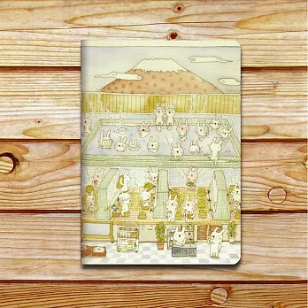 《hahahana》A6筆記本｜澡堂兔