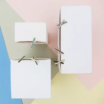 Little OH! X染色體 手作耳環-黑+灰