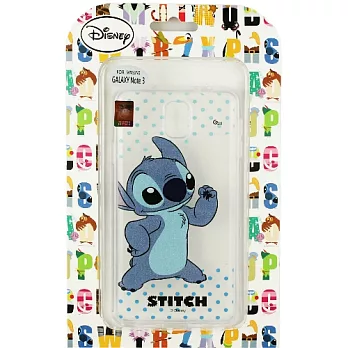 【Disney】Samsung Galaxy Note 3 (N9000) 彩繪透明保護軟套-史迪奇