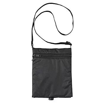 [MUJI 無印良品]滑翔傘布肩背安全內袋/黑