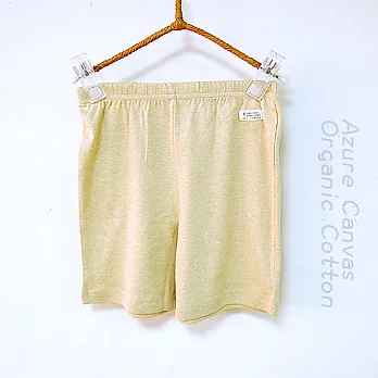 【Azure Canvas藍天畫布】100%有機棉 (天然彩棉)嬰幼兒素色短褲-褐色70褐色