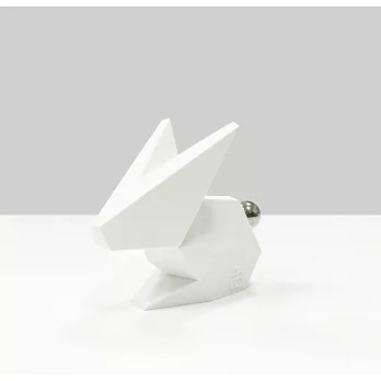 ZOORIGAMI摺紙動物園名片座(兔)牛奶白