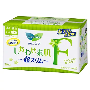 日本花王 超安心F系列 超薄量多日用 護翼型 衛生棉 22.5cm 20片/包