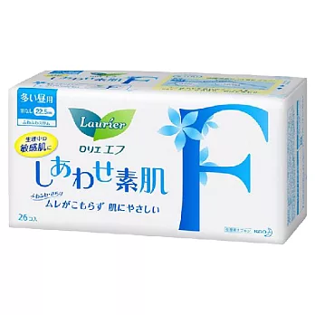 日本花王 超安心F系列 量多日用 無護翼型 衛生棉 22.5cm 26片/包
