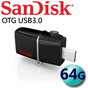 SanDisk 64GB Ultra Dual USB3.0 OTG雙傳輸 隨身碟-公司貨
